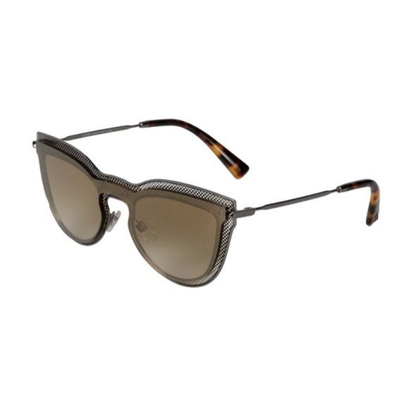 Valentino Brown Cat Eye Sunglasses - Picture 2 of 5